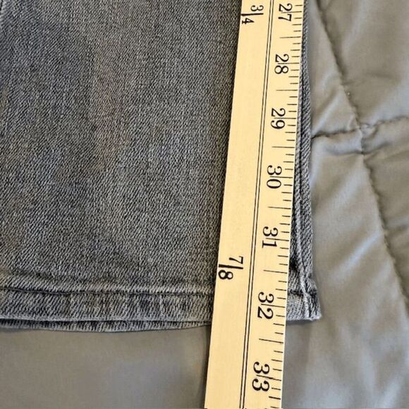FRAME Le Homme Slim Jeans Rushmore Wash Men's Gray Black stonewashed Size 29 x32 - Picture 13 of 14
